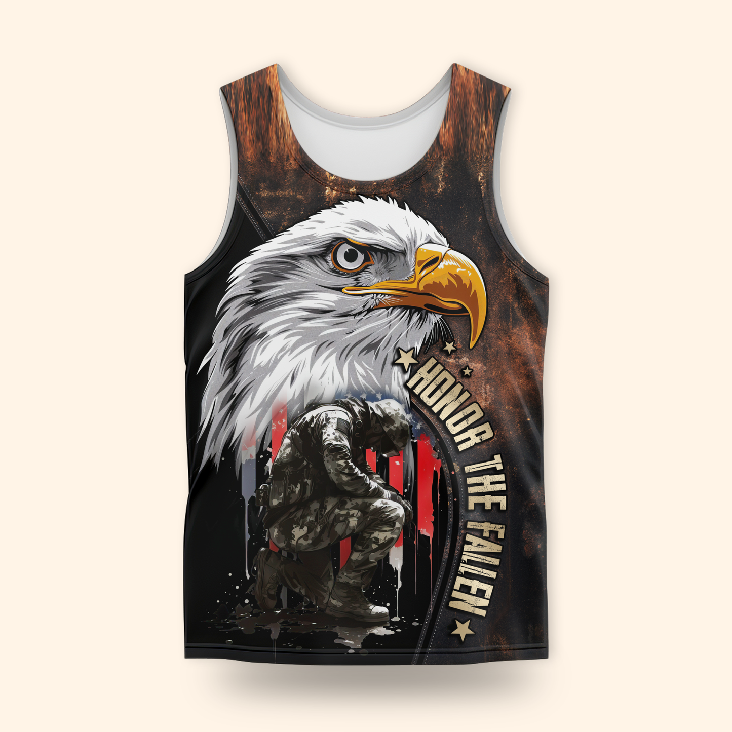 U.S. Veteran Hoodie – Eagle Design, Patriotic American Flag Zip Up MH2528