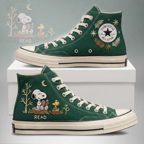 Snoopy Hand-Embroidered Converse Chuck Taylor 1970s - All Star Classic - AZ26150718