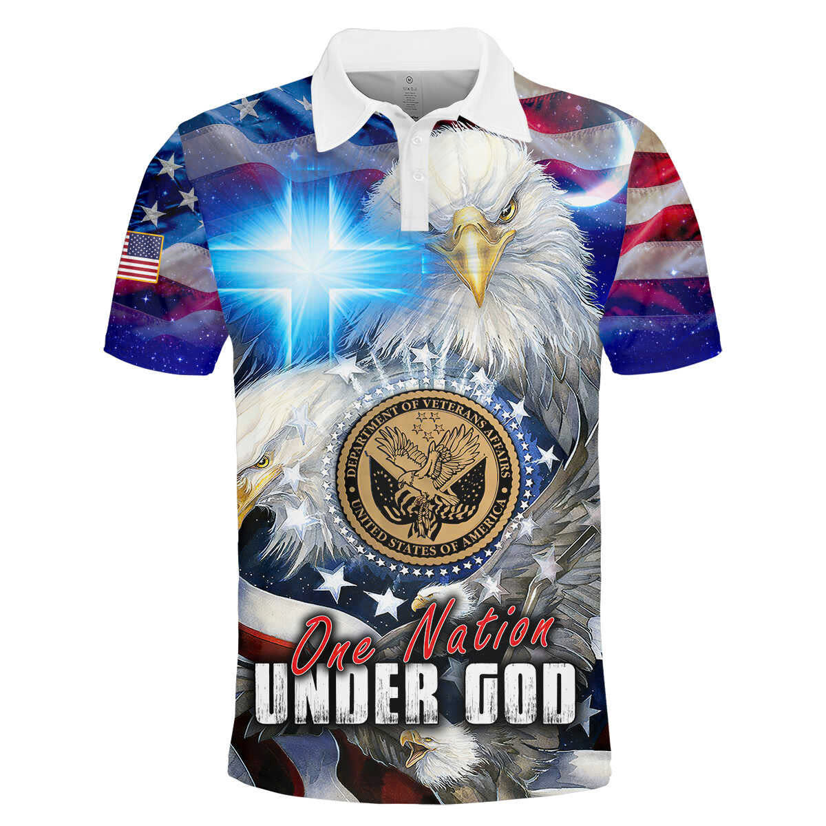One nation under God- All Over Prints Hoodie Shirt
