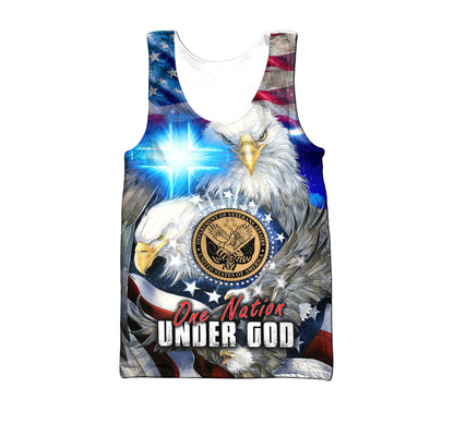 One nation under God- All Over Prints Hoodie Shirt